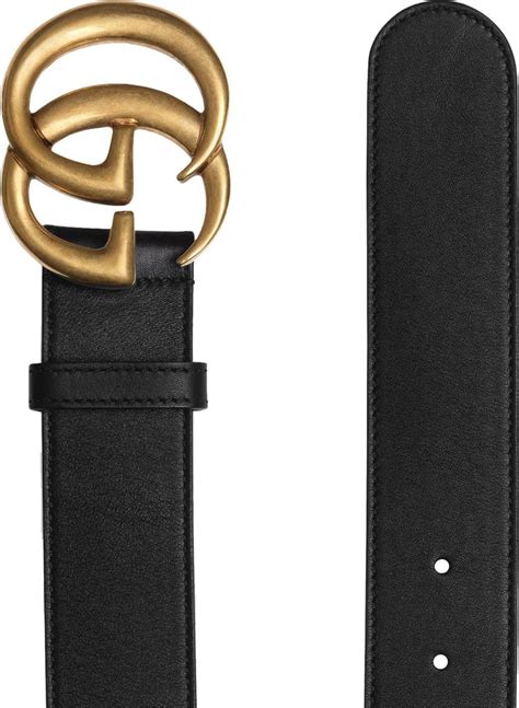 397660 gucci|Gucci Wide Leather Belt With Double G Buckle 'Black/Gold' .